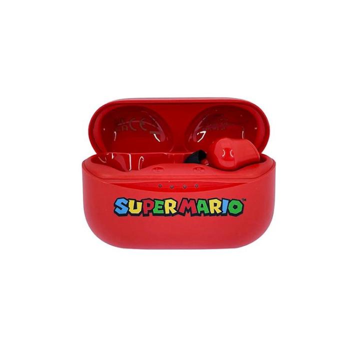 Super Mario - Super Mario Hörlurar In-Ear TWS - Röd