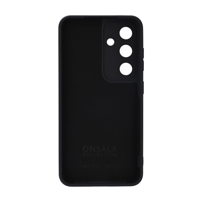 Onsala - Onsala Galaxy S25 Mobilskal Silikonkänsla Återvunnen - Svart