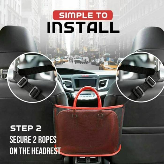 A-One Brand - Smart förvaringväska till bilsäten - Svart