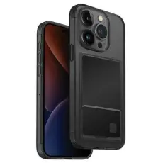 UNIQ - UNIQ Mobilskal till iPhone 15 Pro Max Korth&aring;llare Air Fender ID - Gr&aring;