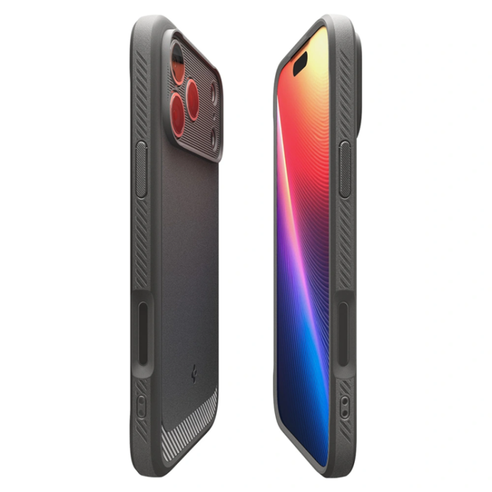Spigen - Spigen iPhone 17 Pro Max Mobilskal Magsafe Rugged Armor - Grå