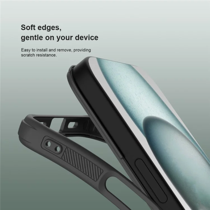 Nillkin - Nillkin iPhone 16 Mobilskal MagSafe Frosted Shield Pro - Svart