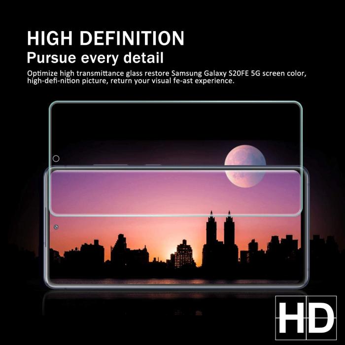 OEM - Galaxy S20 FE [4-PACK] 2 X Kameralinsskydd Glas + 2 X Härdat Glas