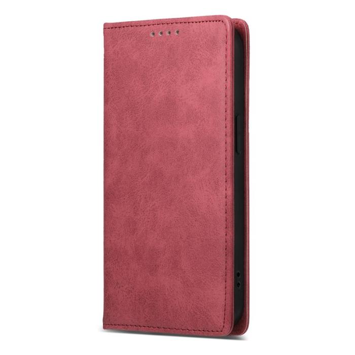 OEM - Samsung Galaxy S26 Ultra Fodral RFID Skydd Konstläder - Röd