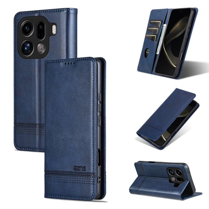 AZNS - AZNS Oppo Find X9 Pro 5G Plånboksfodral Konstläder - Blå