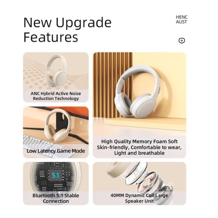 Lenovo - Lenovo Hörlurar Thinkplus TH30 Trådlös Bluetooth 5.1 - Svart