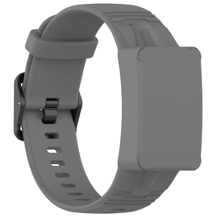 A-One Brand - Whoop 4.0 Armband Silikon med Protective Skal - Mörkgrå
