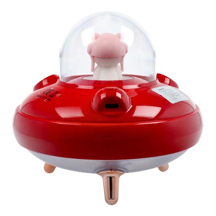 OEM - Aromaterapimaskin Luftfuktare/Diffusor UFO - Röd