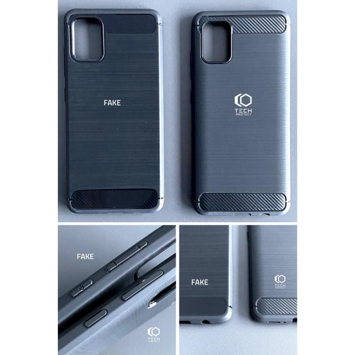 UTGATT - Tech-Protect Xiaomi 12T/12T Pro Skal Tpucarbon - Svart