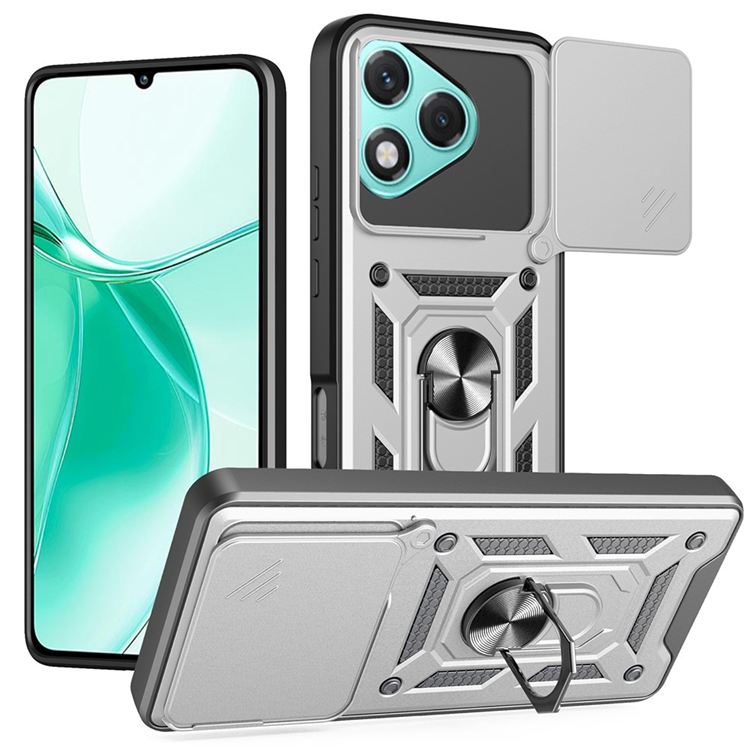 Honor 400 Lite 5G Mobilskal Kickstand - Silver | 2353 | AlltMobil