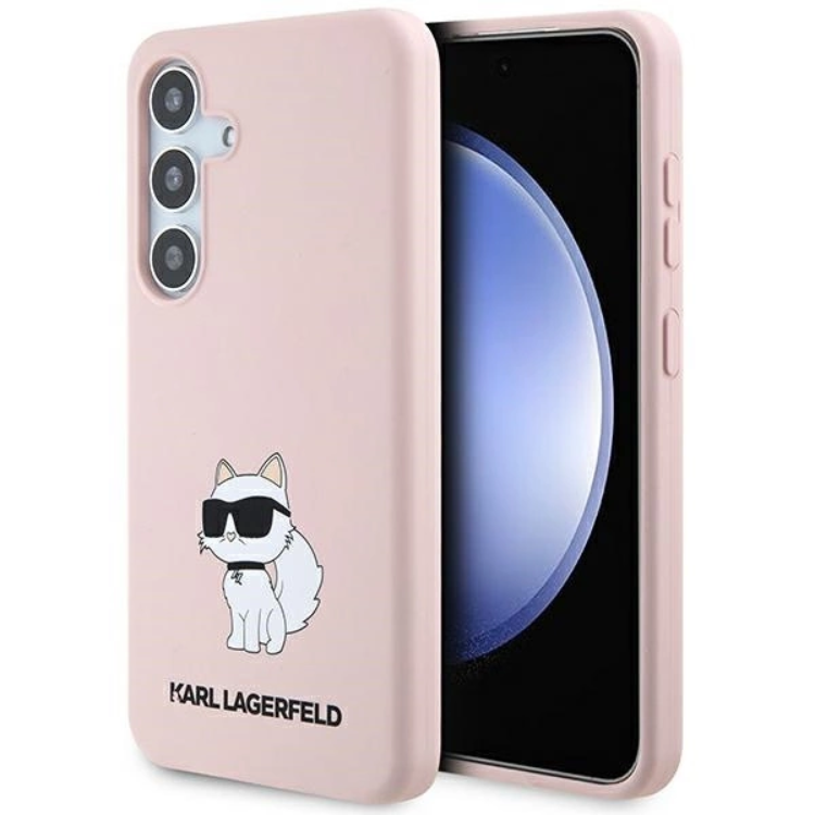 Karl Lagerfeld Galaxy S24 Plus Mobilskal Silikon Choupette - Rosa | 2353 | AlltMobil