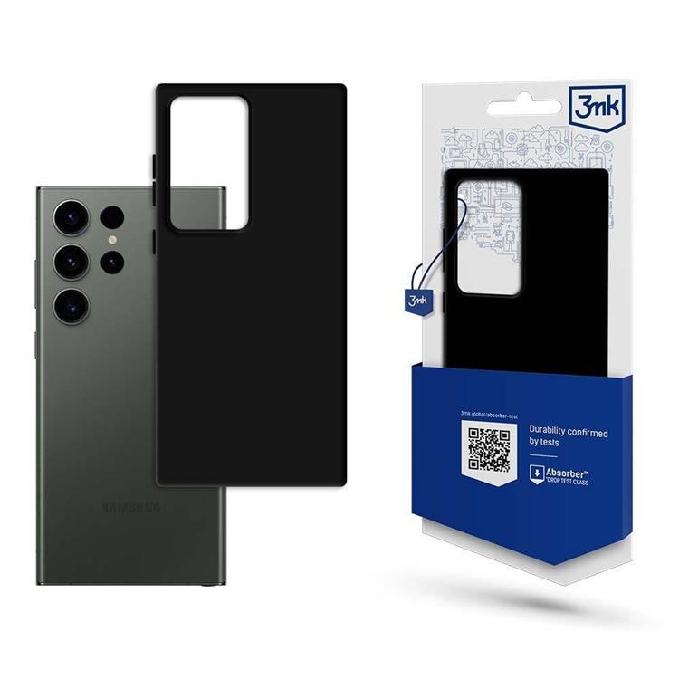 3MK Galaxy S23 Ultra Skal Matt - Svart | 2353 | AlltMobil