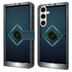 OEM - Samsung Galaxy S26 Plus Pl&aring;nboksfodral St&auml;llning M&ouml;nstertryck Konstl&auml;der
