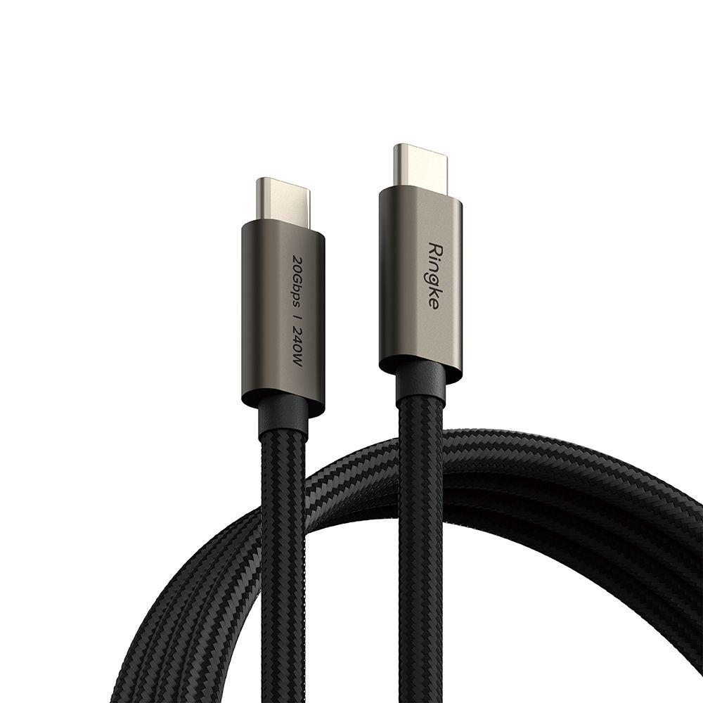Ringke USB-C till USB-C kabel 2m - Svart | 3541 | AlltMobil