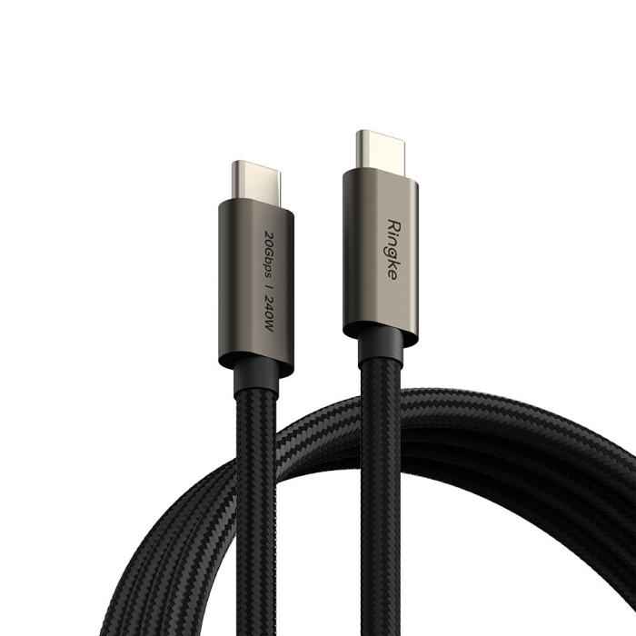Ringke - Ringke USB-C till USB-C kabel 2m - Svart