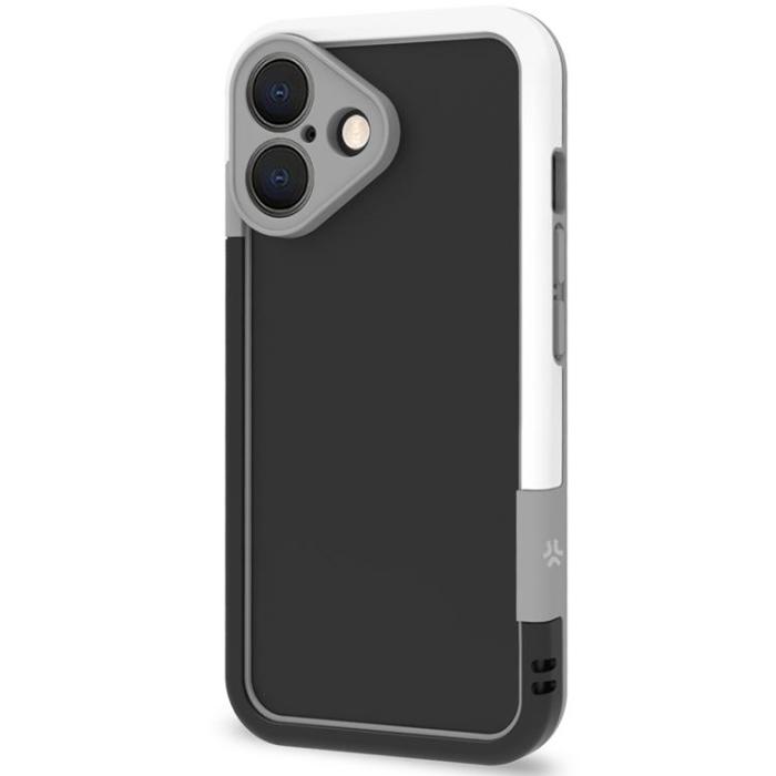 Celly - Celly iPhone 16 Mobilskal Bumper - Svart/Vit