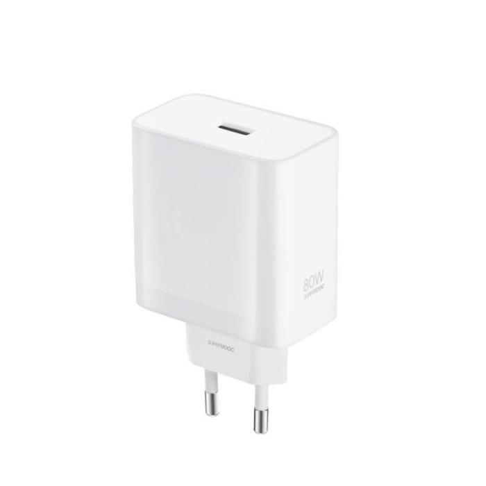 UTGATT1 - OnePlus Väggladdare USB-A 80W Supervooc - Vit