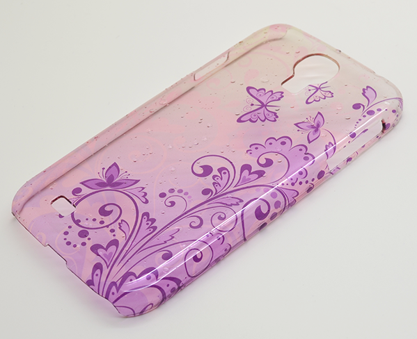 Baksidesskal till Samsung Galaxy S4 i9500 - Lila Fjärilar | 2353 | AlltMobil