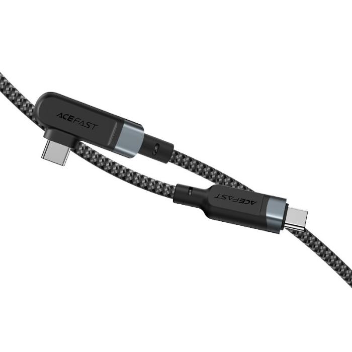 UTGATT1 - Acefast Vinklad USB-C till USB-C Kabel 100W 2m - Grå