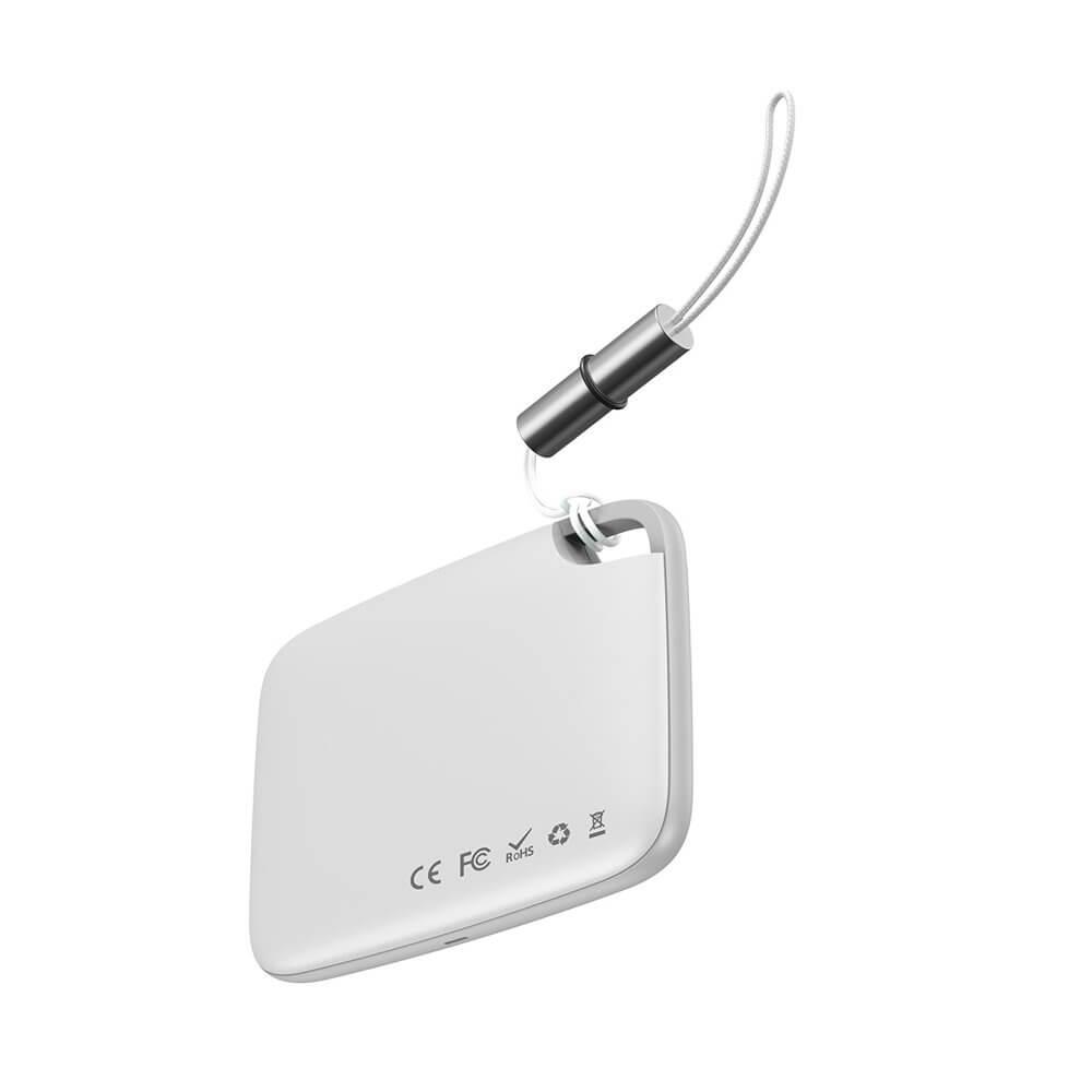 Baseus T2 mini reptyp anti-loss enhetsnyckel lokalisator Vit