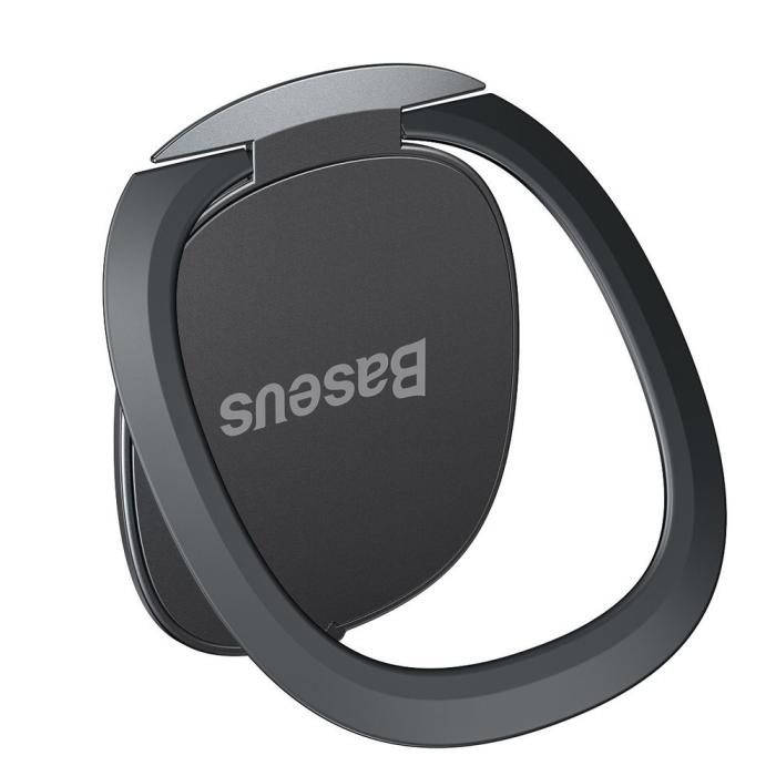 BASEUS - Baseus Ringhållare Ultra-Thin Self-adhesive kickstand - Grå