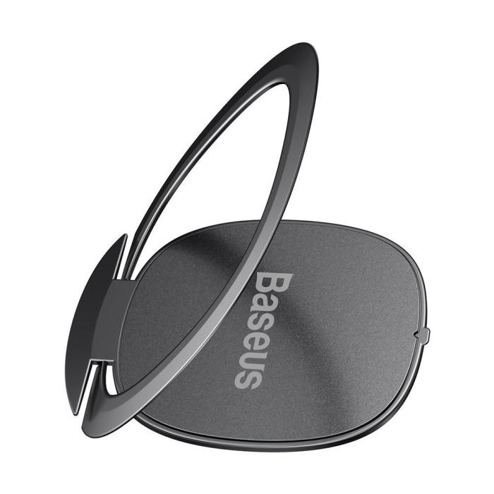 BASEUS - Baseus Ringhållare Ultra-Thin Self-adhesive kickstand - Grå
