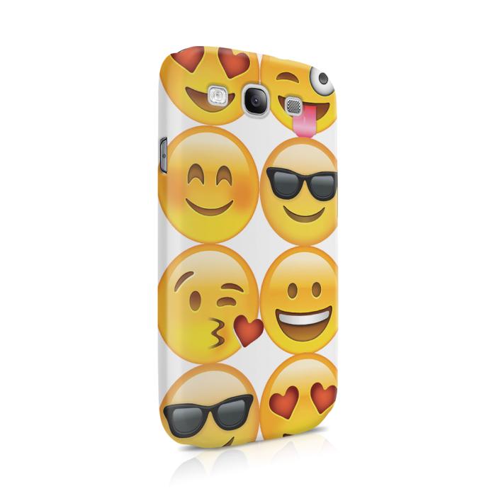 UTGATT5 - Skal till Samsung Galaxy S3 - Emoji - Smileys