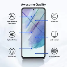 OEM - Samsung Galaxy S21 FE Skärmskydd 3D Heltäckande - Bulk