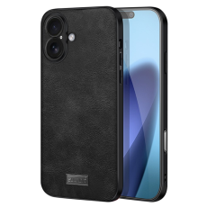 SULADA - SULADA iPhone 17 Mobilskal PU-läder+TPU+PC - Svart