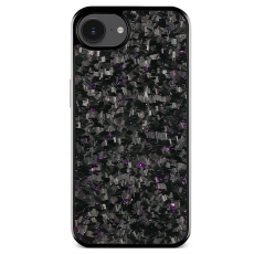 A-One Brand - iPhone 16e Mobilskal Aramid Fiber Forged Textur - Lila