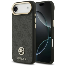 Guess - Guess iPhone 17 Air Mobilskal Magsafe Strass Logo - Svart