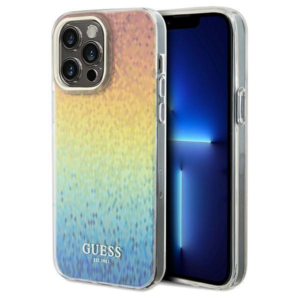 Guess Mobilskal till iPhone 13 Pro/13 MagSafe Faceted Mirror - Silver