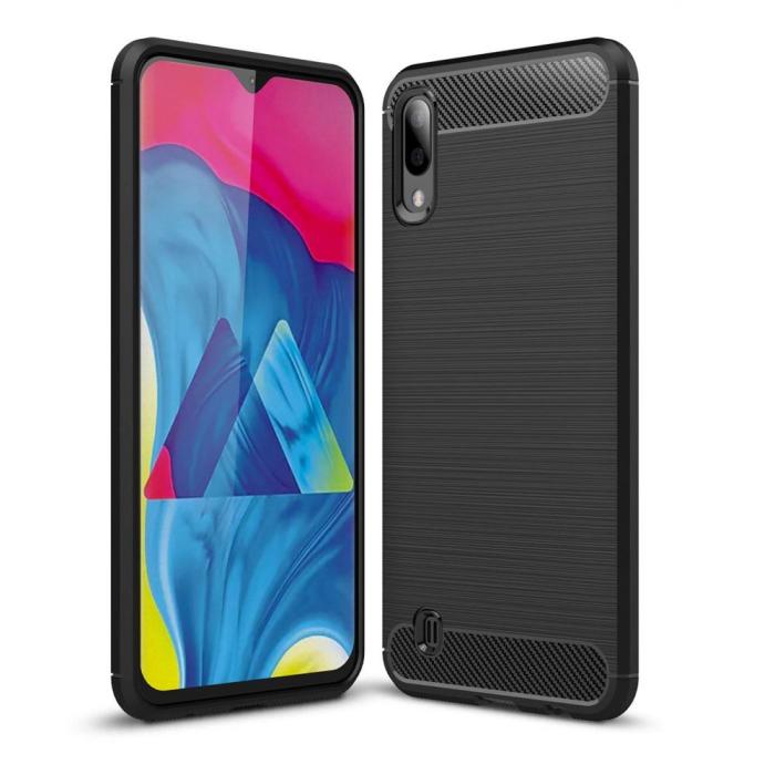 UTGATT5 - Tech-Protect Tpucarbon Galaxy A50 / A30S Svart