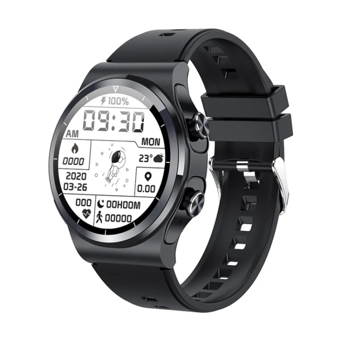 A-One Brand - 2-i-1 Smart Watch med Earbuds GT69 TWS Vattentät - Svart