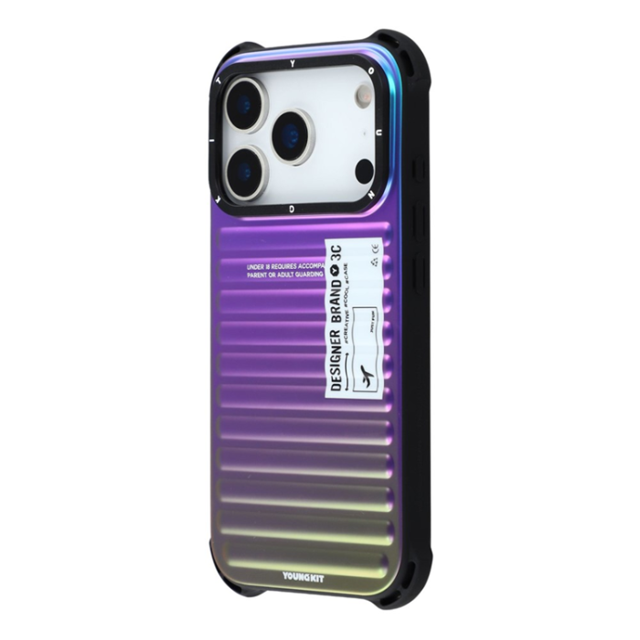 YOUNGKIT - YOUNGKIT iPhone 17 Pro Mobilskal Suitcase Style - Flerfärgad