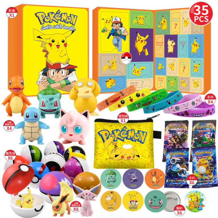 Monster Adventskalender 2025 – 35 Delar med Figurer & Kort | 2353 | AlltMobil