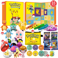 Adventskalender - Monster Adventskalender 2025 – 35 Delar med Figurer & Kort