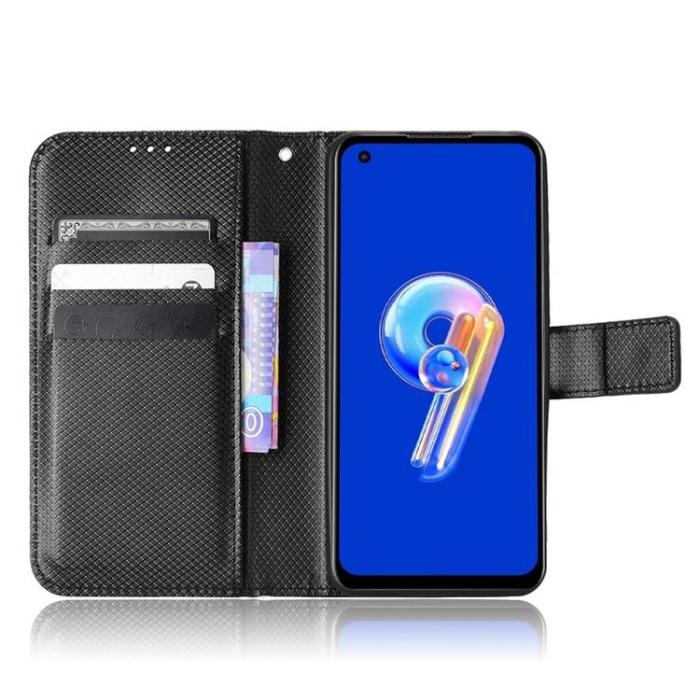A-One Brand - Asus Zenfone 9 Plånboksfodral Flip - Svart