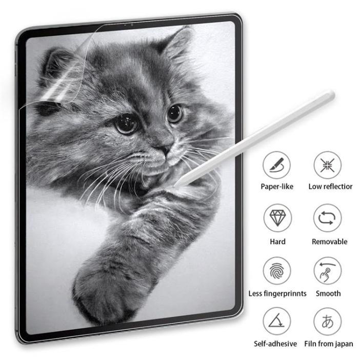A-One Brand - Galaxy Tab S9 Skärmskydd Paperfeel PET - Clear