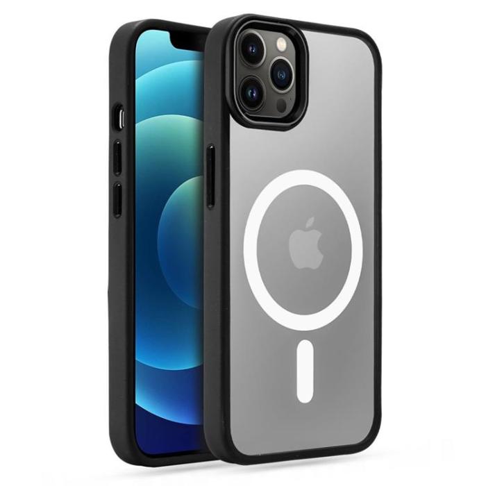Tech-Protect - iPhone 12/12 Pro Skal Magsafe Magmat - Clear/Svart