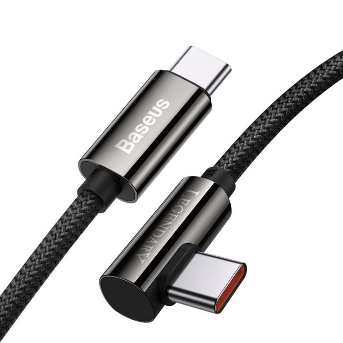 BASEUS - Baseus snabbladdning USB-C till USB-C 100W 5A 1m - Svart