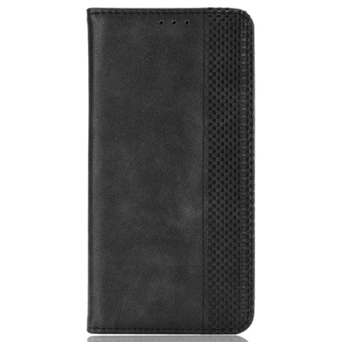 A-One Brand - Sony Xperia 5 IV Plånboksfodral Vintage Flip - Svart
