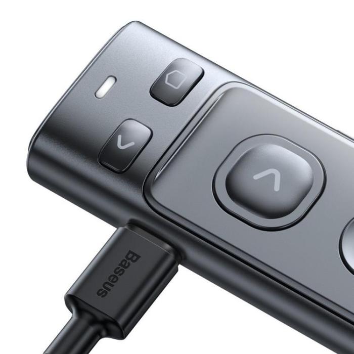 BASEUS - Baseus Orange Dot Wireless Presenter (Röd Laser) - Grå