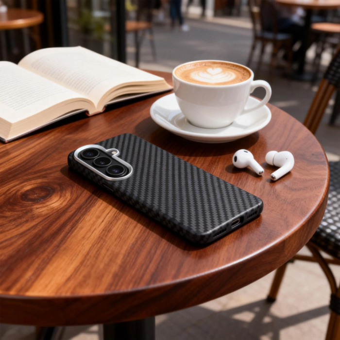 Tech-Protect - Tech-Protect Mobilskal För Galaxy S26 Magsafe Ion Carbon - Svart/Silver