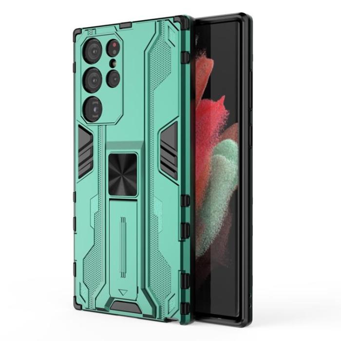 OEM - ShockProof Kickstand Skal Galaxy S22 - Grön
