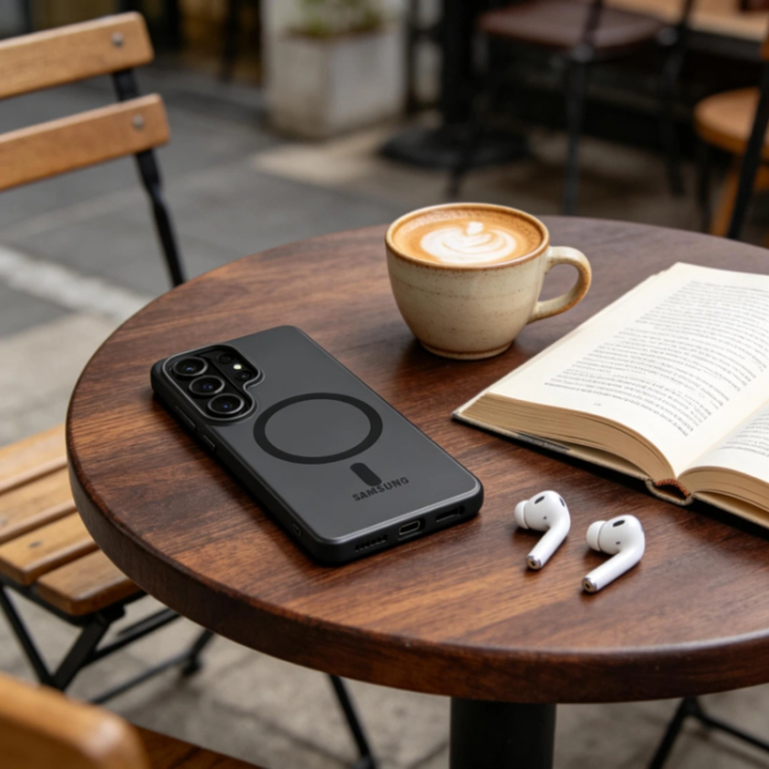 Tech-Protect - Tech-Protect Mobilskal För Galaxy S26 Ultra Magsafe Magslim - Matt Svart