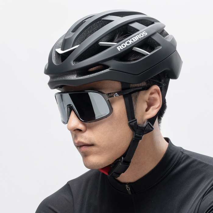 Rockbros - Rockbros Cykelhjälm L 58-61 cm HC-58BK-L - Svart/Grå