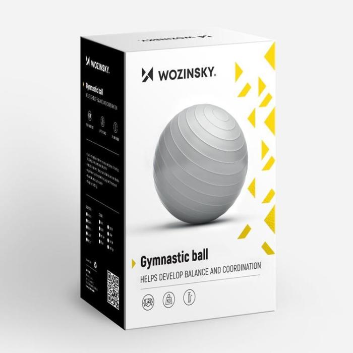 UTGATT5 - Wozinsky Gymnastikboll 65cm - Blå 