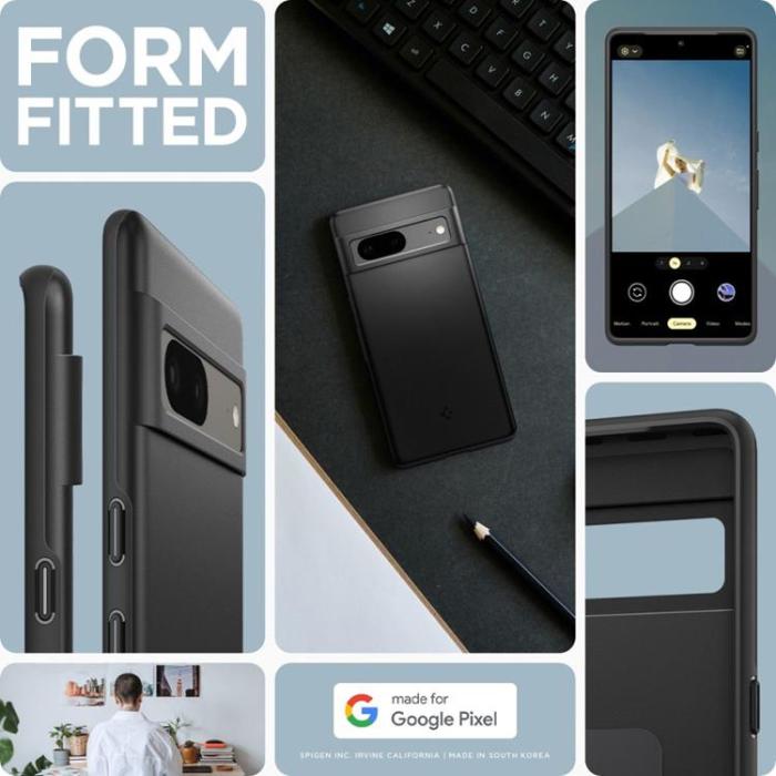 UTGATT1 - Spigen Google Pixel 7 Skal Thin Fit - Svart