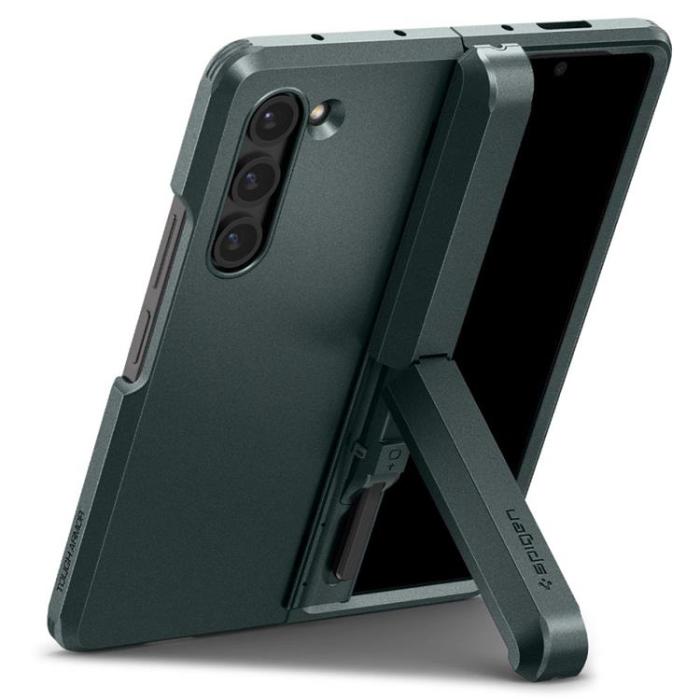 UTGATT - Spigen Galaxy Z Fold 5 Mobilskal Tough Armor Pen - Grön
